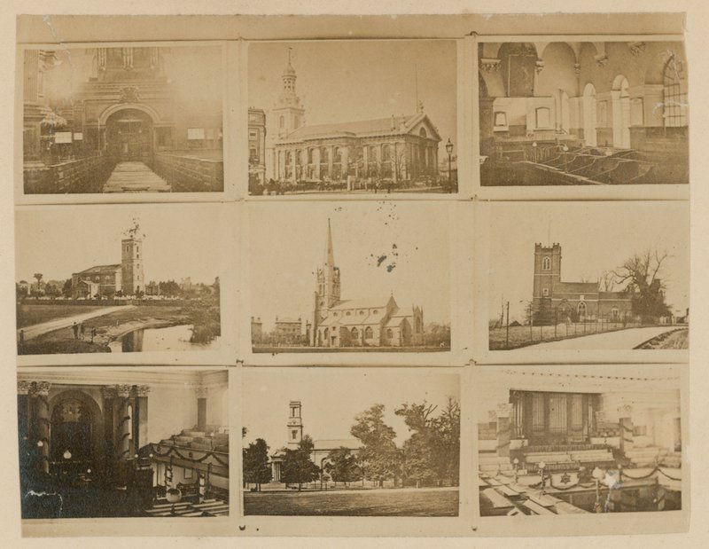 Greenwich kyrkor; fotografier av English Photographer