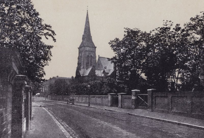 Grove Road och St Judes (s/v foto) av English Photographer
