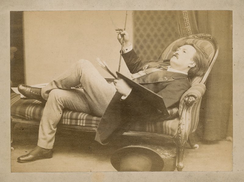 Gustave Dore, cirka 1860 av English Photographer