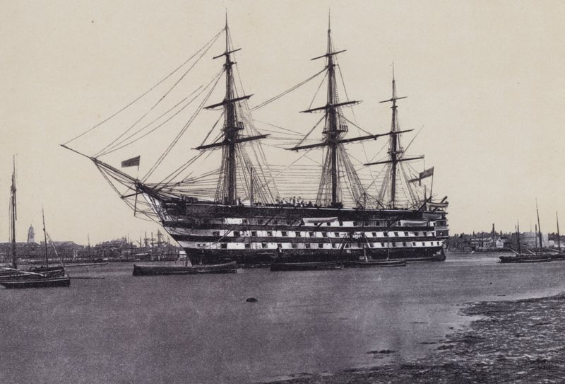 HMS St Vincent (s/v foto) av English Photographer