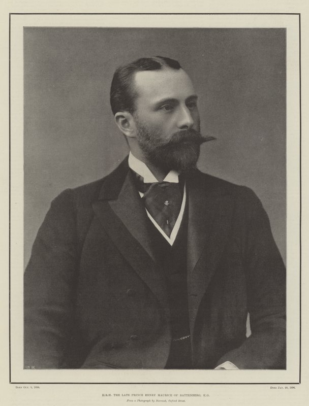 HKH framlidne prins Henrik Maurice av Battenberg, KG av English Photographer