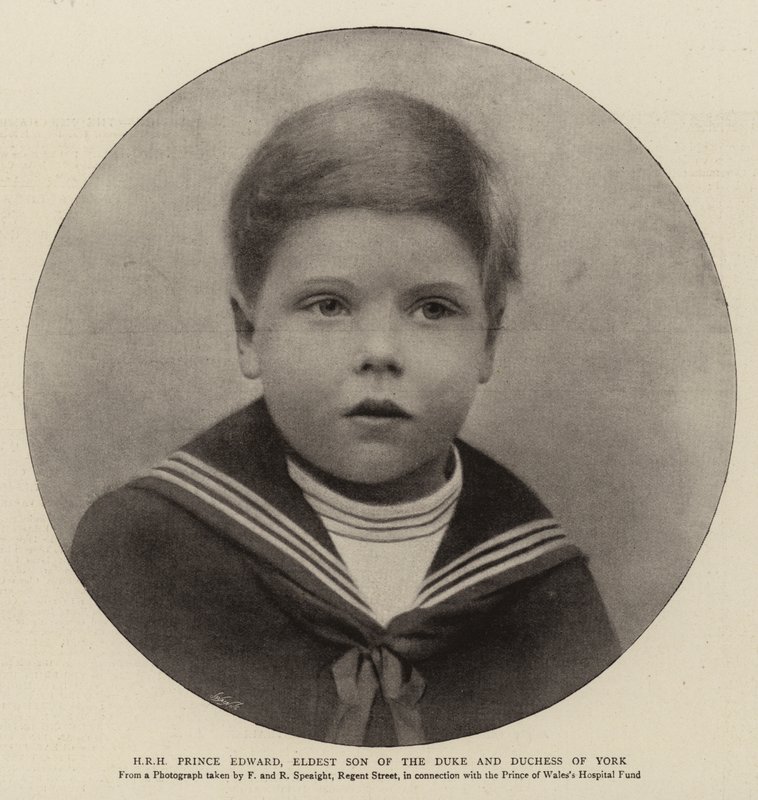 H R H Prins Edward, äldste son till hertigen och hertiginnan av York av English Photographer