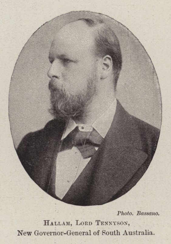 Hallam, Lord Tennyson, ny generalguvernör i södra Australien av English Photographer