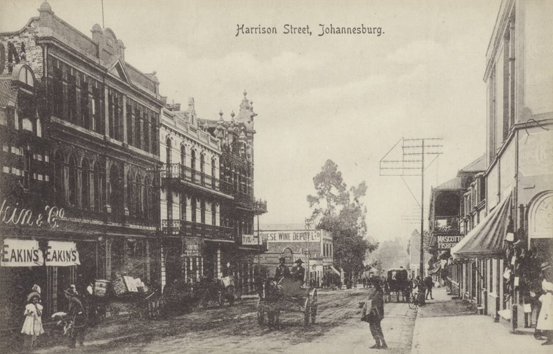 Harrison Street, Johannesburg (s/v foto) av English Photographer