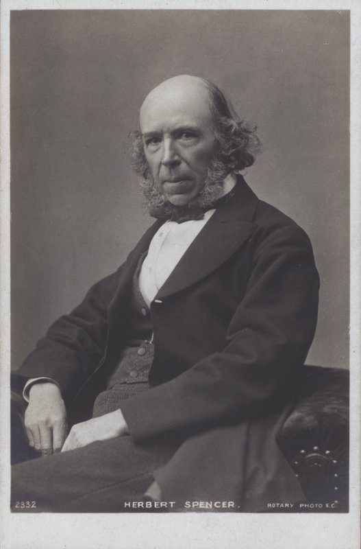 Herbert Spencer (svartvitt foto) av English Photographer