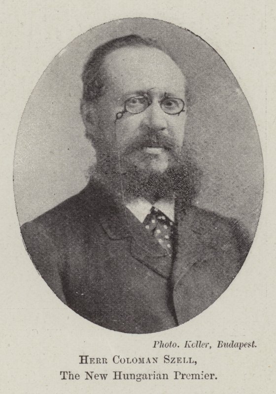 Herr Coloman Szell, den nya ungerske premiärministern av English Photographer
