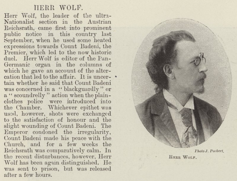 Herr Wolf av English Photographer