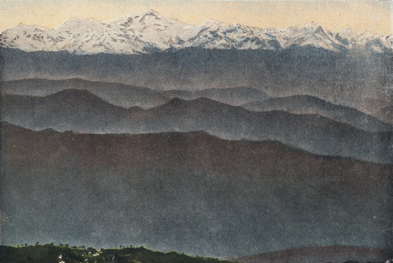 Himalayabergen (färgad bild) av English Photographer