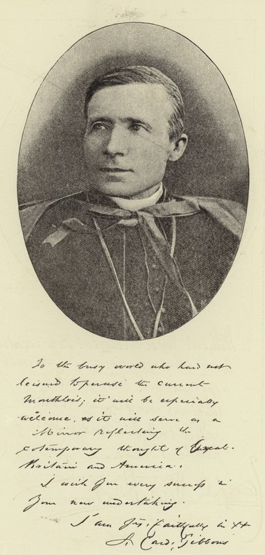 Hans Eminens kardinal Gibbons, kardinal ärkebiskop av Baltimore av English Photographer