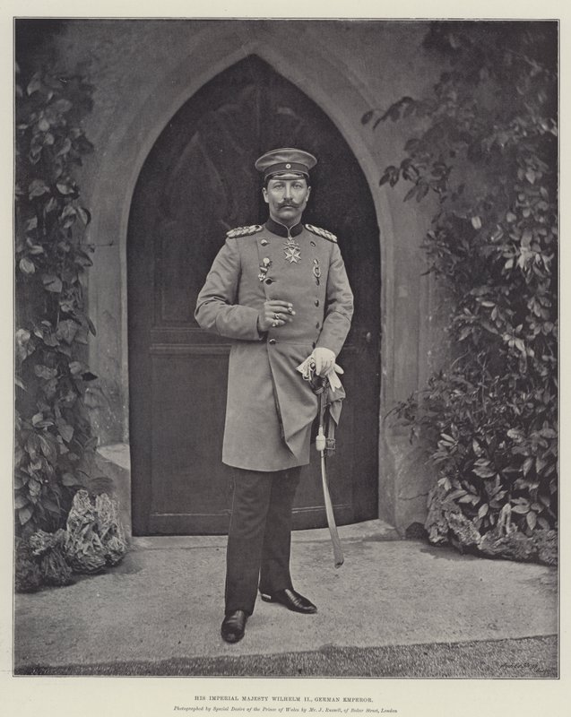 Hans kejserliga majestät Wilhelm II, tysk kejsare av English Photographer