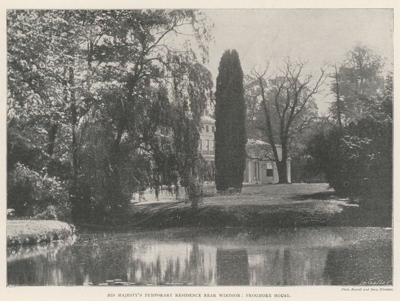 Hans Majestäts tillfälliga bostad nära Windsor, Frogmore House av English Photographer
