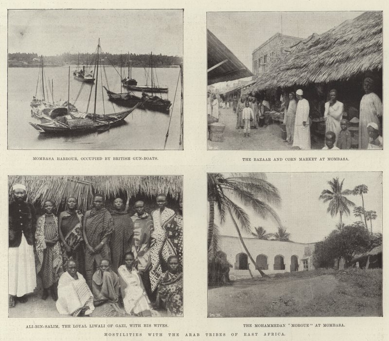 Fientligheter med de arabiska stammarna i Östafrika av English Photographer