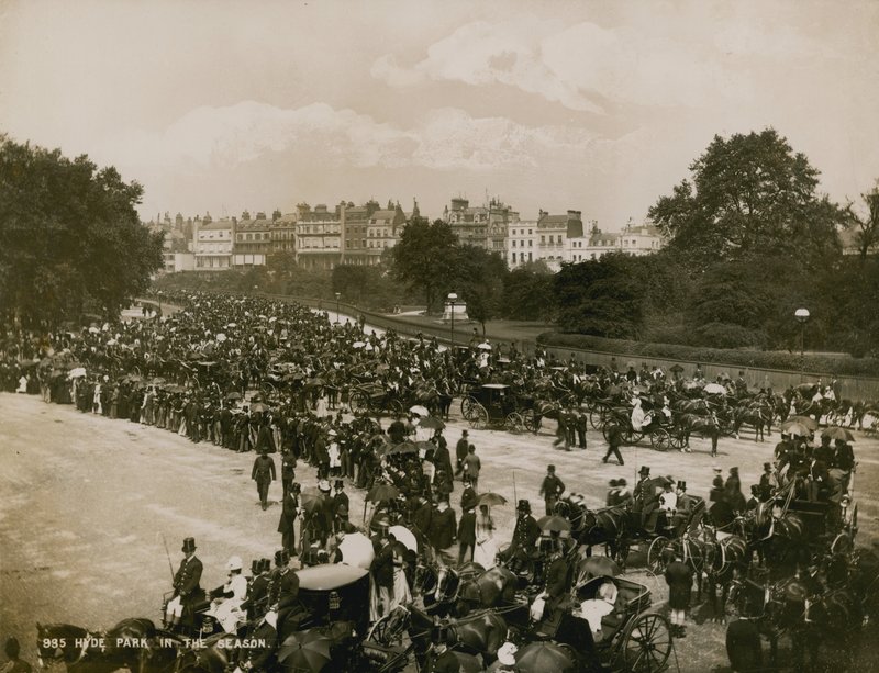 Hyde Park under säsongen, London av English Photographer
