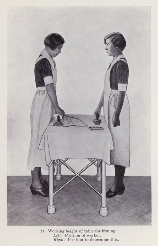 Illustration för Posture in Housework (s/v foto) av English Photographer