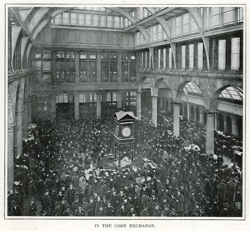 I Corn Exchange (s/v foto) av English Photographer