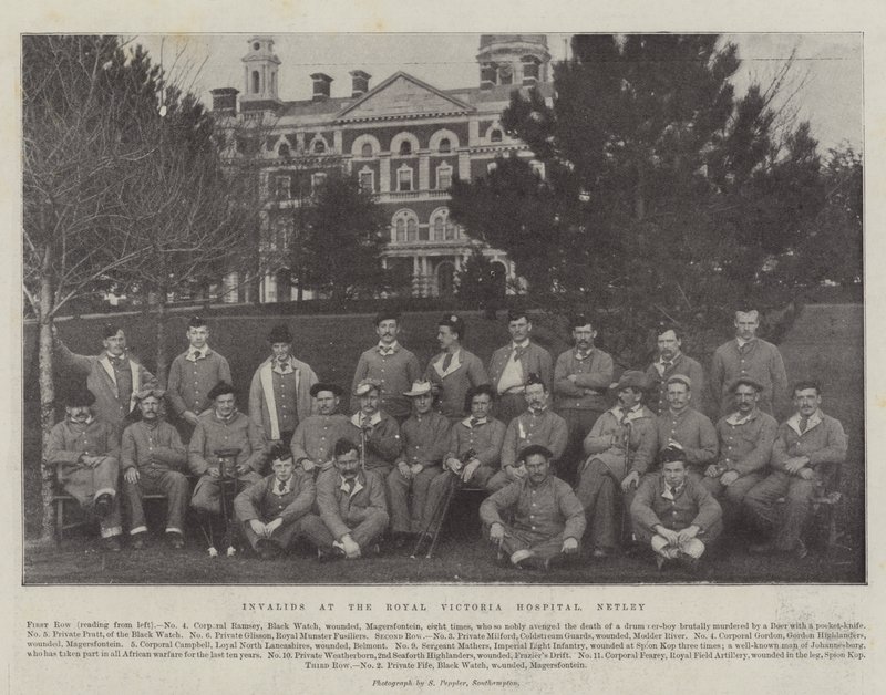 Invalider på Royal Victoria Hospital, Netley av English Photographer