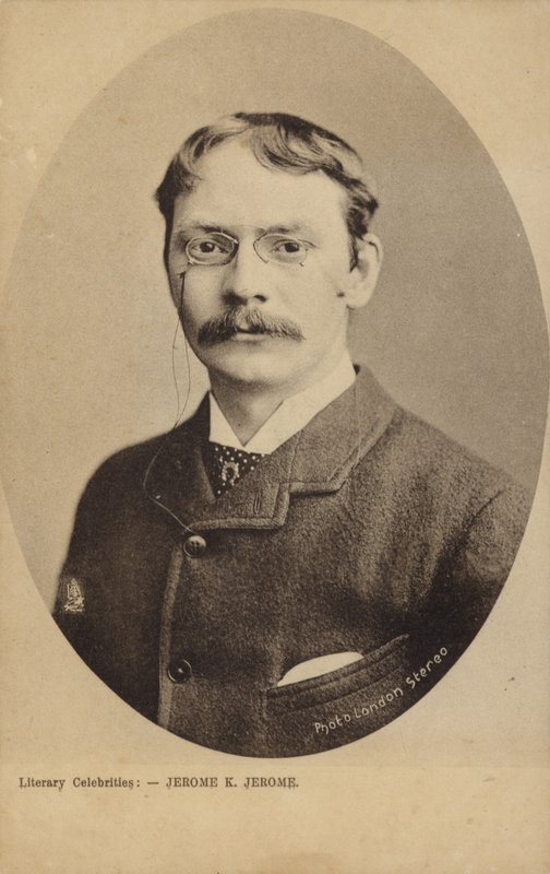 Jerome K Jerome (1859-1927), engelsk författare av English Photographer