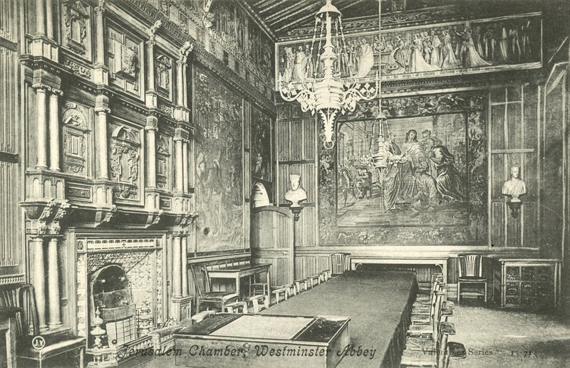Jerusalem Chamber, Westminster Abbey (s/v foto) av English Photographer