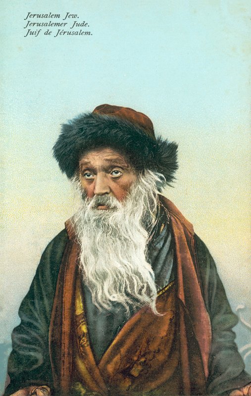 Jerusalem Jew (foto i färg) av English Photographer