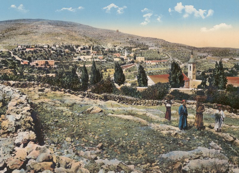 Jerusalem: San Juan i Montana (färgat foto) av English Photographer