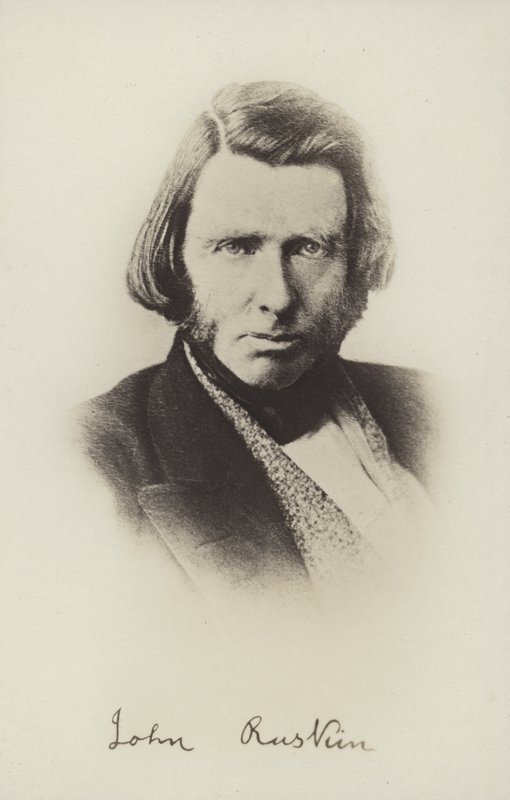 John Ruskin (1819-1900), engelsk författare, konstkritiker, konstnär och samhällstänkare av English Photographer