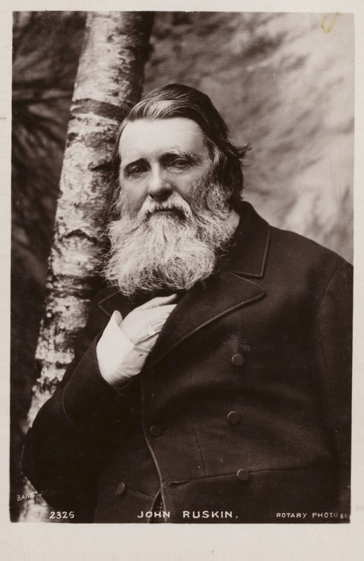 John Ruskin, engelsk författare, konstkritiker, konstnär och samhällstänkare av English Photographer