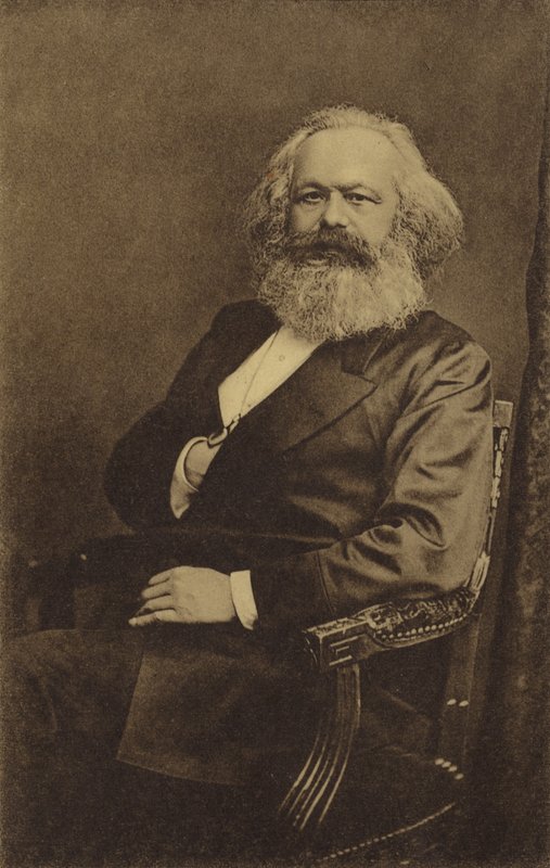 Karl Marx (1818-1883), tysk filosof, ekonom, historiker och politisk teoretiker av English Photographer