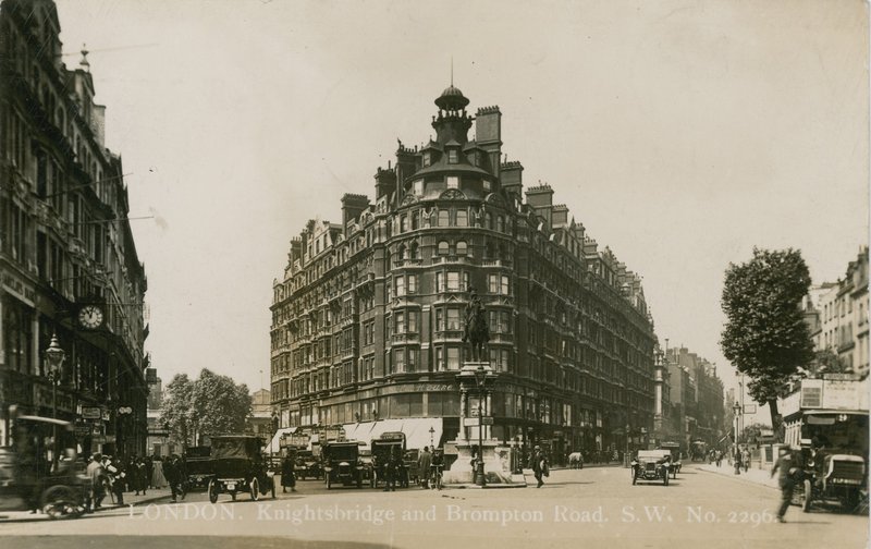 Knightsbridge och Brompton Road, SV, London av English Photographer