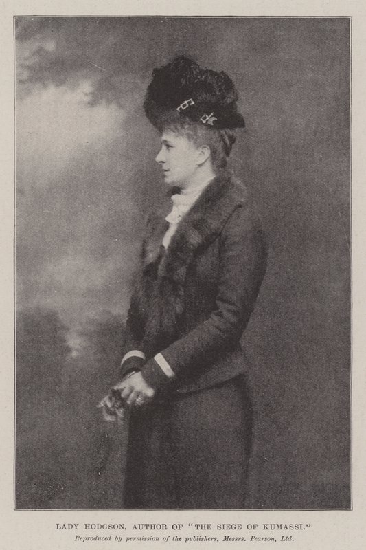 Lady Hodgson, författare till The Siege of Kumassi av English Photographer