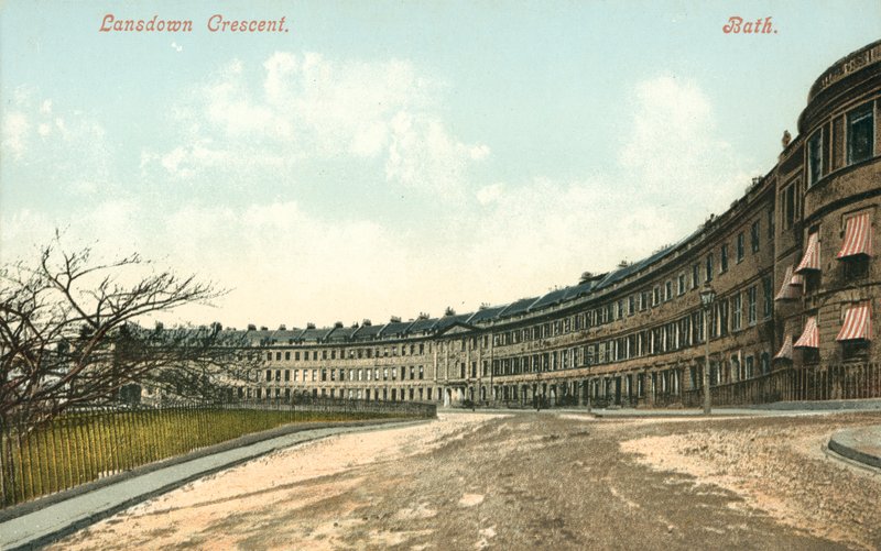 Lansdown Crescent, Bath, Somerset (foto) av English Photographer