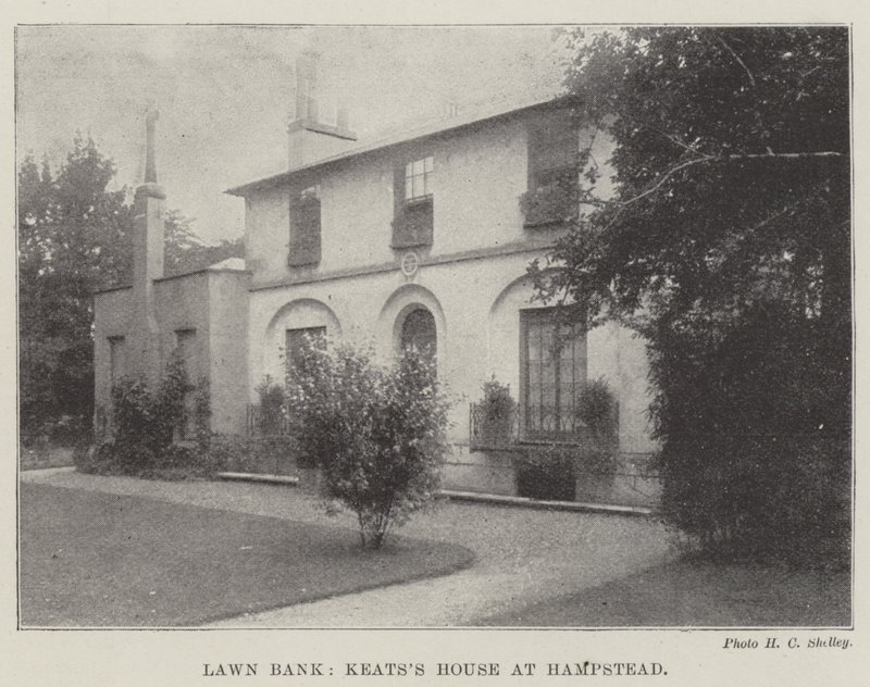 Lawn Bank, Keatss House i Hampstead av English Photographer