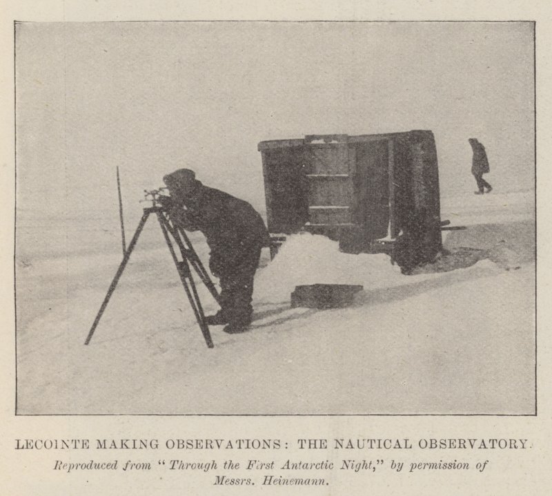 Lecointe gör observationer, Nautical Observatory av English Photographer