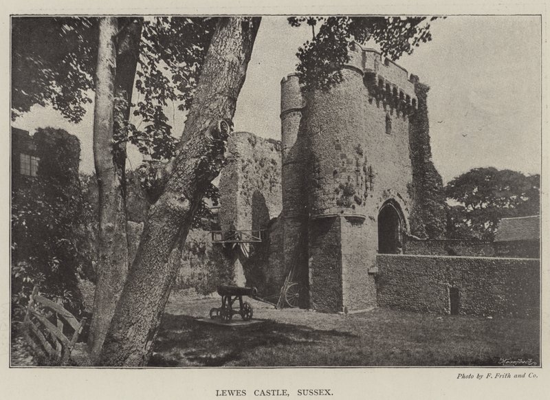Lewes Castle, Sussex av English Photographer