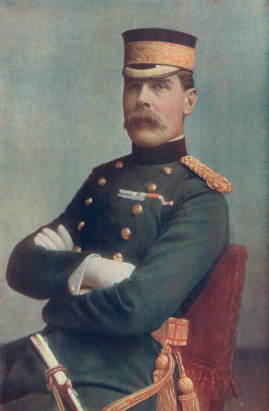 Generallöjtn. Lord Methuen, i en generalofficers avklädningsuniform av English Photographer