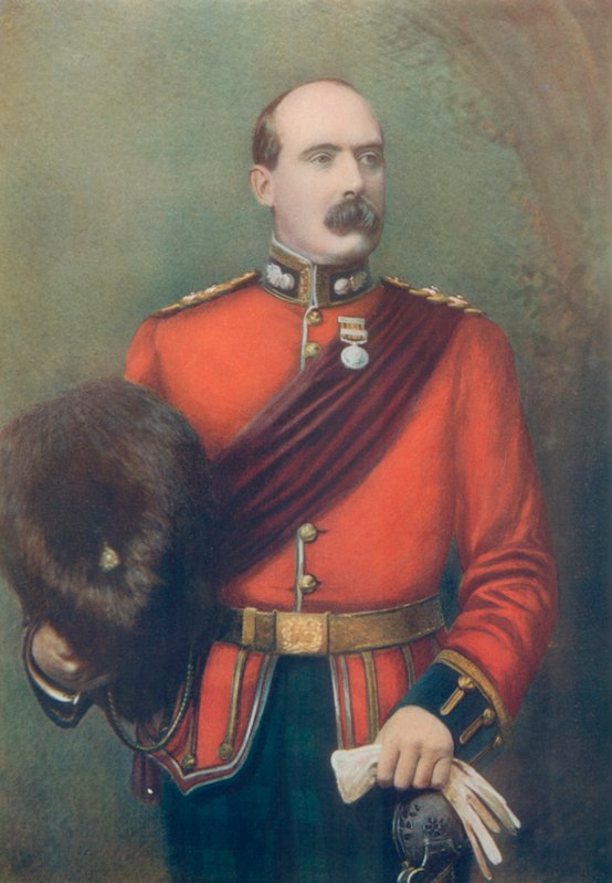 Överstelöjtnant A. W. Thorneycroft. Befälhavare för Thorneycrofts beridna infanteri av English Photographer