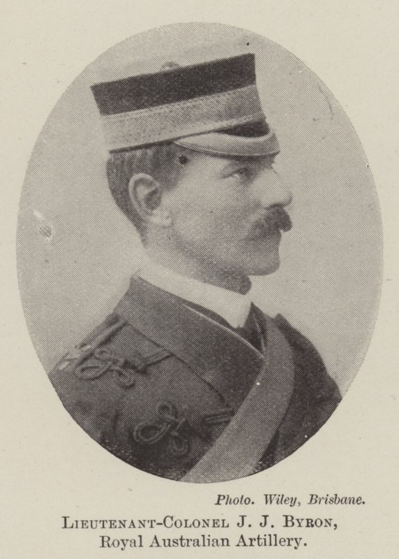 Överstelöjtnant J J Byron, Royal Australian Artillery av English Photographer