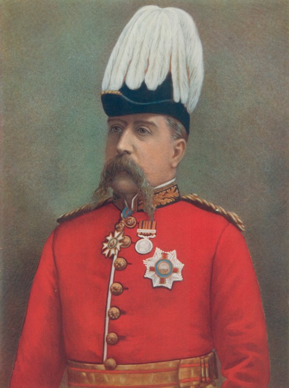 Generalløjtnant Sir F. Carrington. På Special Service i Sydafrikaswed av English Photographer