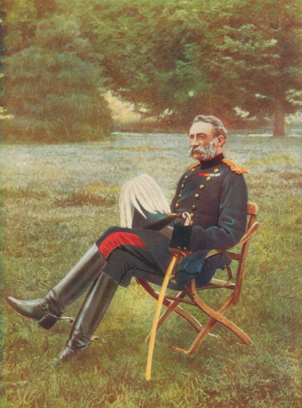 Generallöjtnant Sir Francis Clery. Chef för andra divisionen, Sydafrika av English Photographer