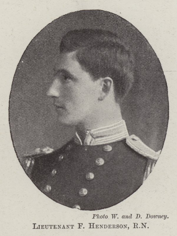 Löjtnant F Henderson, RN av English Photographer