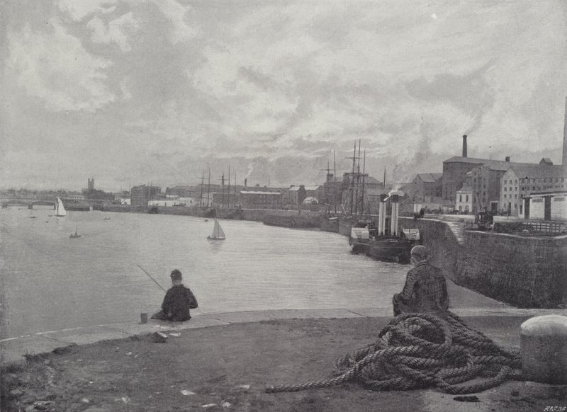 Limerick, hamnar och katedralen av English Photographer