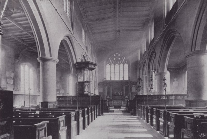London City Churches: All Hallows, Barking (s/v foto) av English Photographer