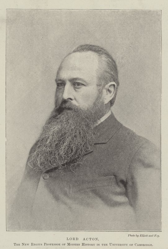 Lord Acton, den nya Regius-professorn i modern historia vid University of Cambridge av English Photographer