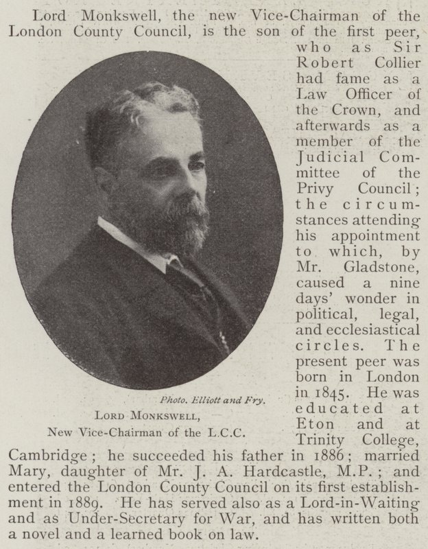 Lord Monkswell, ny vice ordförande i LCC av English Photographer