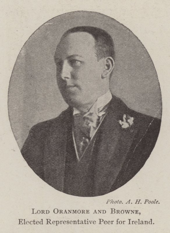 Lord Oranmore och Browne, vald representant Peer för Irland av English Photographer