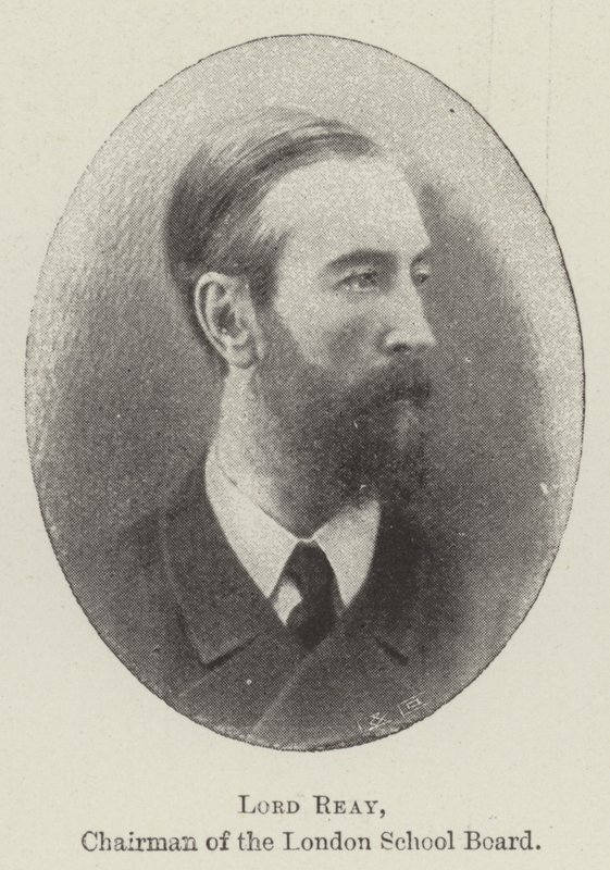 Lord Reay, ordförande för London School Board av English Photographer
