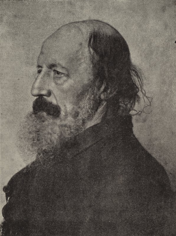 Lord Tennyson, poetpristagare av English Photographer