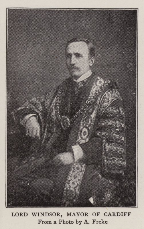 Lord Windsor, borgmästare i Cardiff av English Photographer
