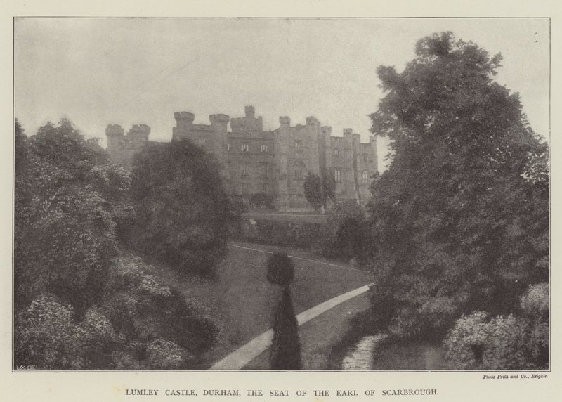 Lumley Castle, Durham, säte för Earl of Scarbrough av English Photographer