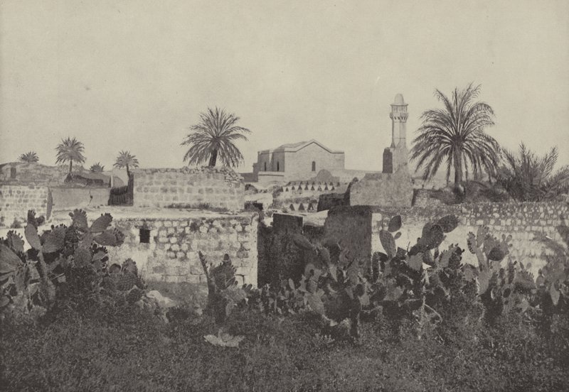 Lydda, Gamla testamentets forntida herre, där aposteln Paulus återställde den sjuke Aeneas av English Photographer