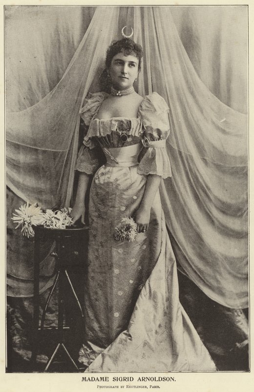 Fru Sigrid Arnoldson av English Photographer